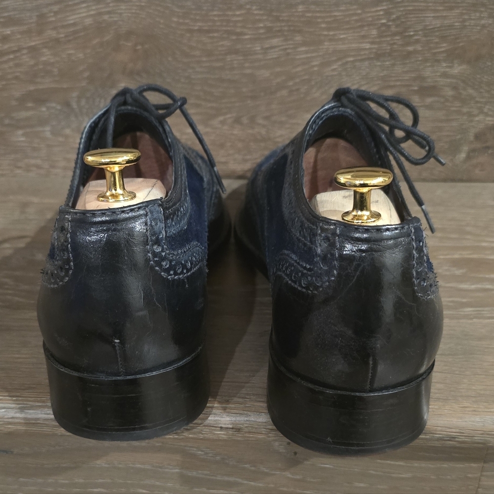 Cole Haan Black and Navy Oxfords - Picture 6 of 7
